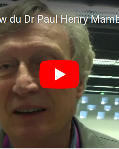 Interview – Dr Paul Henry Mambourg