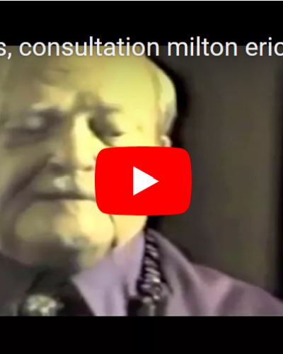 Les conseils de Milton H. Erickson
